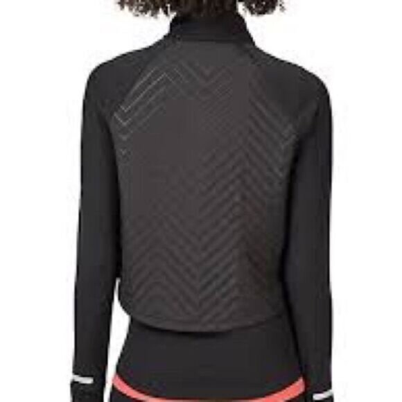 NEW Sweaty Betty Fast Track Layered Longline Black Jacket Sz S - Picture 3 of 13